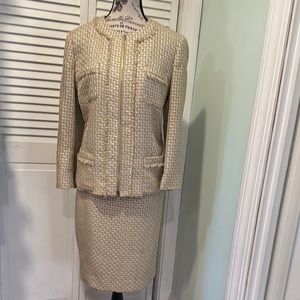 Jones New York Tan Suit 12/10 regular